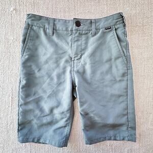 Hurley Boy's Blue/Gray Athletic Chino Shorts VGUC 12